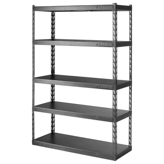 Gladiator® Rayonnage EZ Connect de 48 po (121,9 cm)  avec 5 tablettes de 18 po (45,7cm) de profondeur YGRK485TGG