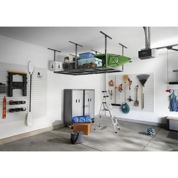 Gladiator® Tablette de rangement suspendue GearLoft™ de 4 pi (121,9 cm) X 8 pi (243,8 cm) GALS48M4JG
