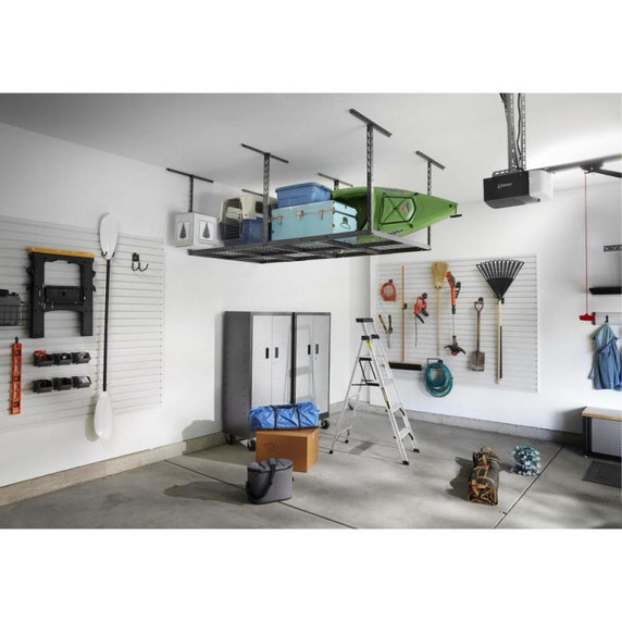 Gladiator® Tablette de rangement suspendue GearLoft™ de 4 pi (121,9 cm) X 8 pi (243,8 cm) GALS48M4JG
