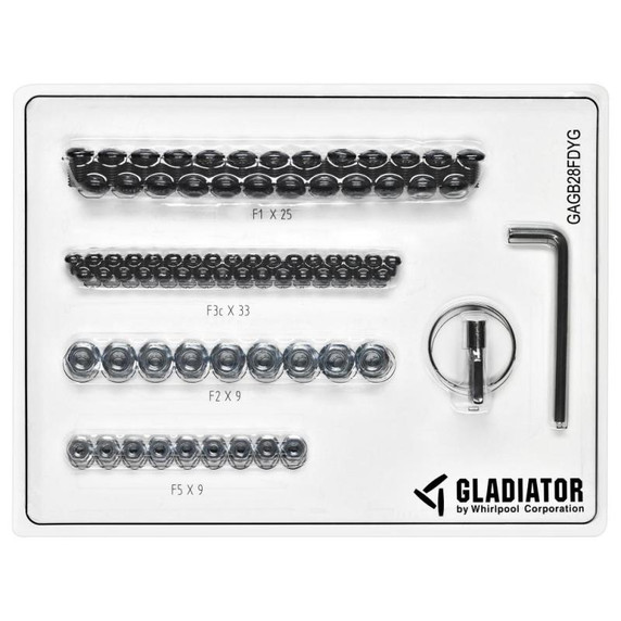 Gladiator® Armoire modulaire GearBox à porte pleine grandeur prête à assembler GAGB28FDYG