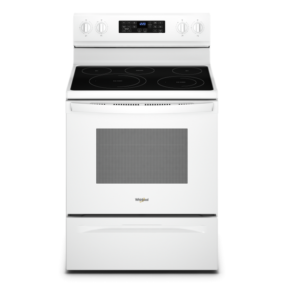 Cuisinière électrique 5 en 1 avec four à friture à l’air - 5.3 pi cu Whirlpool® YWFE550S0LW