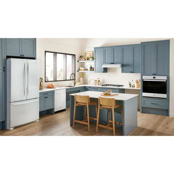 Whirlpool® Lave-vaisselle affleurant aux armoires en noir avec 3ᵉ panier - 44 dBA WDT550SAPW