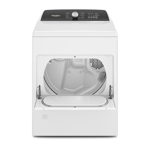 Whirlpool® Sécheuse au gaz à chargement vertical avec capteur d’humidité - 7 pi cu WGD5010LW Whirlpool® Sécheuse au gaz à chargement vertical avec capteur d’humidité - 7 pi cu WGD5010LW