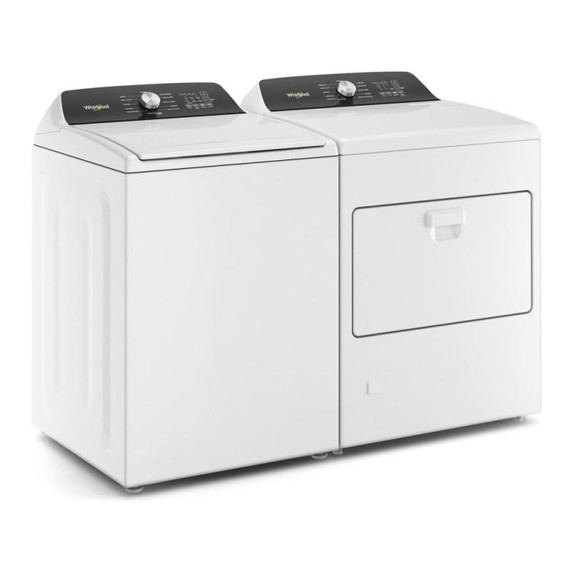 Whirlpool® Sécheuse au gaz à chargement vertical avec capteur d’humidité - 7 pi cu WGD5010LW