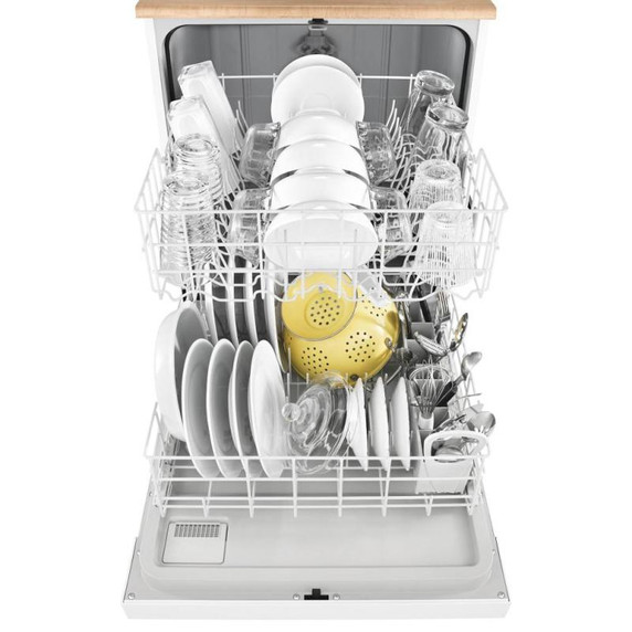 Whirlpool® Lave-vaisselle robuste avec programme de lavage en une heure WDP370PAHW