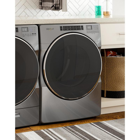 Whirlpool® Sécheuse électrique à chargement frontal avec programmes assistés à la vapeur - 7.4 pi cu YWED8620HC