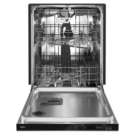 Lave-vaisselle à poignée encastrée avec 3e panier et grande capacité Whirlpool® WDPA70SAMZ