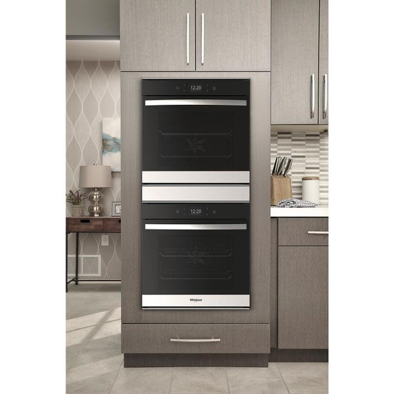 Whirlpool® Four mural double à convection véritable - 24 po - 5.8 pi cu WOD52ES4MZ