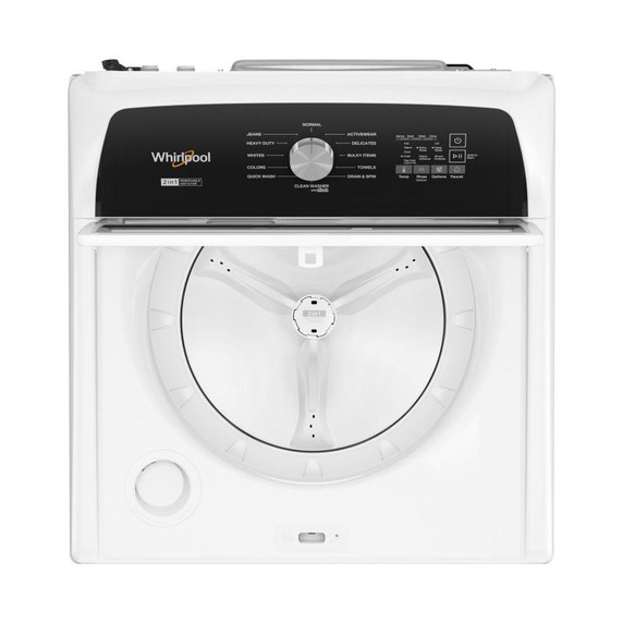 Whirlpool® Laveuse à chargement vertical avec agitateur amovible - 5.4-5.5 pi cu C.E.I. WTW5057LW Whirlpool® Laveuse à chargement vertical avec agitateur amovible - 5.4-5.5 pi cu C.E.I. WTW5057LW