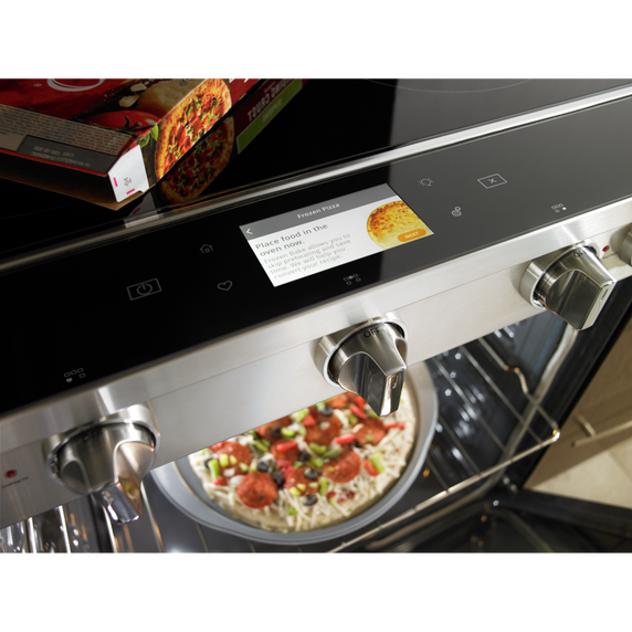 Whirlpool® Cuisinière coulissante électrique intelligente 6.4 pi cu, avec friture à air une fois connectée. WEG750H0HZ