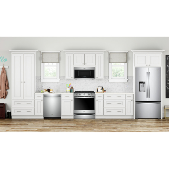 Whirlpool® Cuisinière coulissante électrique intelligente 6.4 pi cu, avec friture à air une fois connectée. WEG750H0HZ