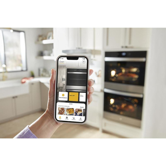 Whirlpool® Four mural double avec friture à air si connecté - 10 pi cu total WOED5030LZ