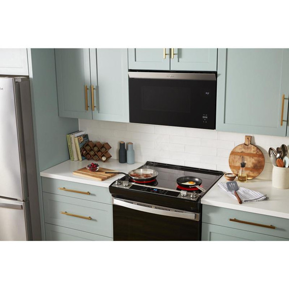 Whirlpool® Four à micro-ondes à hotte intégrée affleurant sans plateau tournant YWMMF5930PW