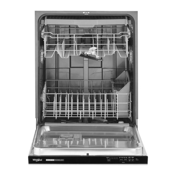 Whirlpool® Lave-vaisselle silencieux avec 3e panier et poignée encastrée - 51 dBA WDP730HAMZ
