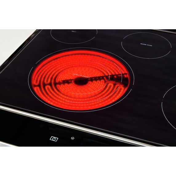 Whirlpool® Cuisinière coulissante électrique intelligente 6.4 pi cu, avec friture à air une fois connectée YWEE750H0HV