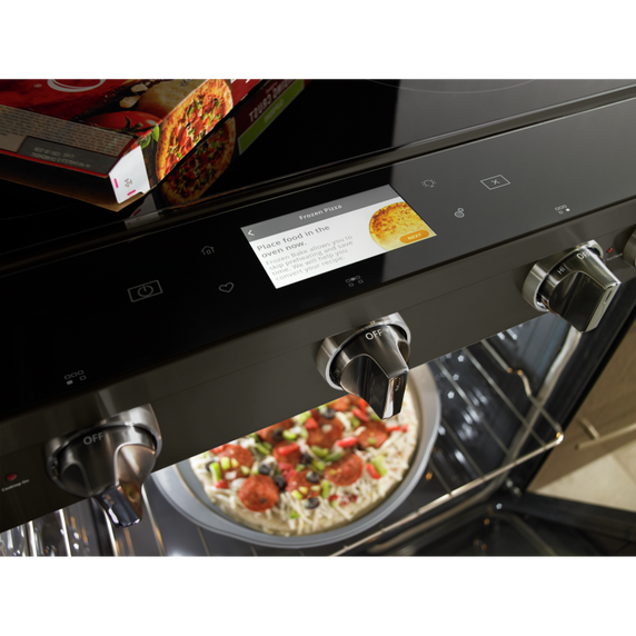 Whirlpool® Cuisinière coulissante électrique intelligente 6.4 pi cu, avec friture à air une fois connectée YWEE750H0HV