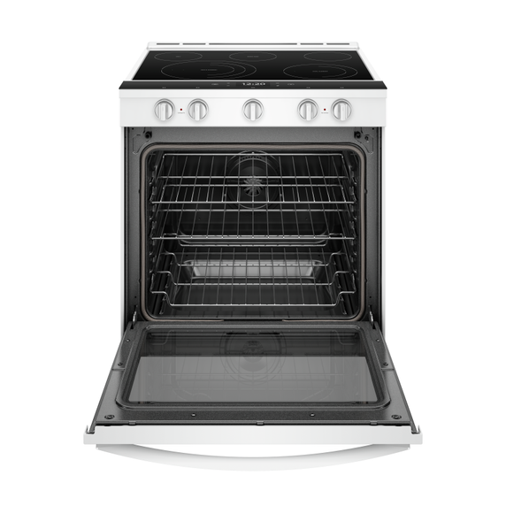 Whirlpool® Cuisinière coulissante électrique intelligente 6.4 pi cu, avec friture à air une fois connectée YWEE750H0HW