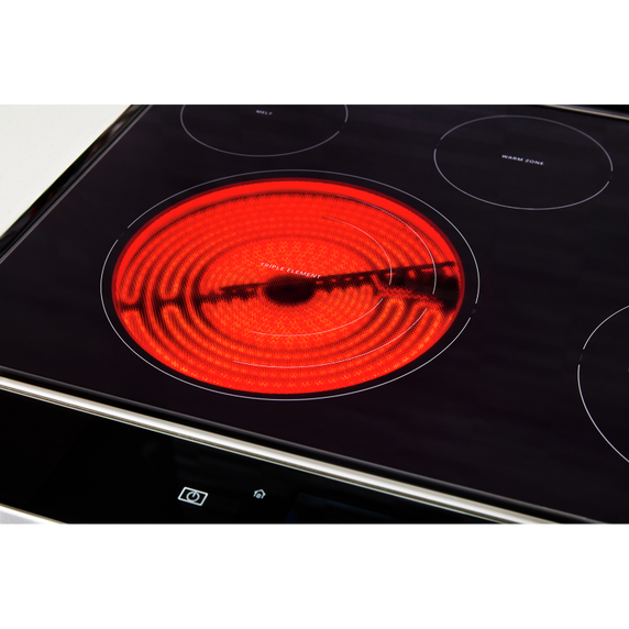 Whirlpool® Cuisinière coulissante électrique intelligente 6.4 pi cu, avec friture à air une fois connectée YWEE750H0HW