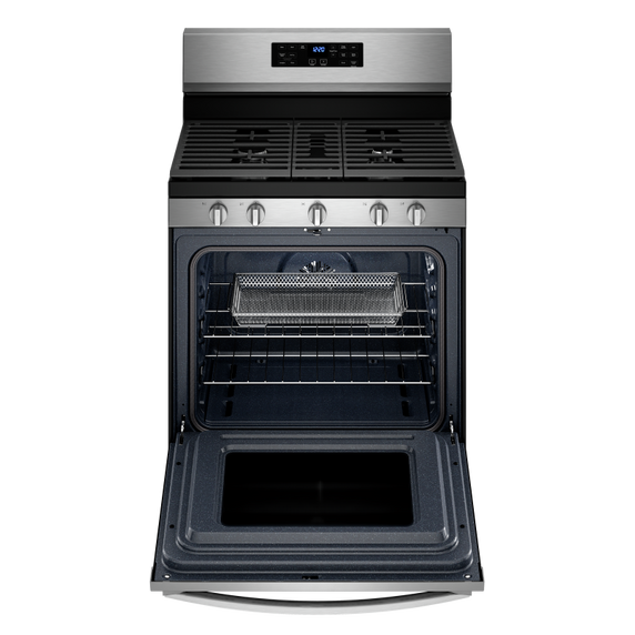 Cuisinière au gaz 5 en 1 avec four à friture à l’air - 5 pi cu Whirlpool® WFG550S0LZ