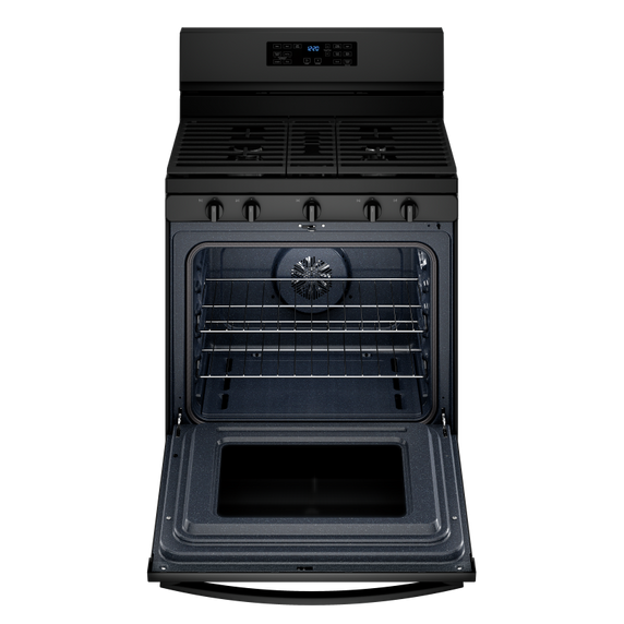 Cuisinière au gaz 5 en 1 avec four à friture à l’air - 5 pi cu Whirlpool® WFG550S0LB