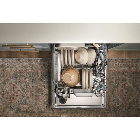 Whirlpool® Lave-vaisselle résistant aux traces de doigts à grande capacité avec 3e panier WDT970SAKZ