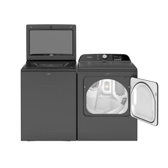 Whirlpool® Sécheuse électrique à chargement vertical avec détection d’humidité - 7 pi cu YWED6150PB