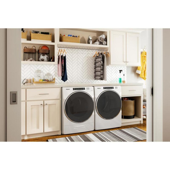 Whirlpool® Piédestal avec rangement pour laveuse et sécheuse à chargement frontal, 15.5 po (39,4 cm) WFP2715HW