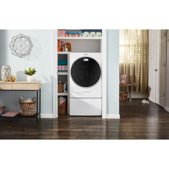 Whirlpool® Piédestal avec rangement pour laveuse et sécheuse à chargement frontal, 15.5 po (39,4 cm) WFP2715HW