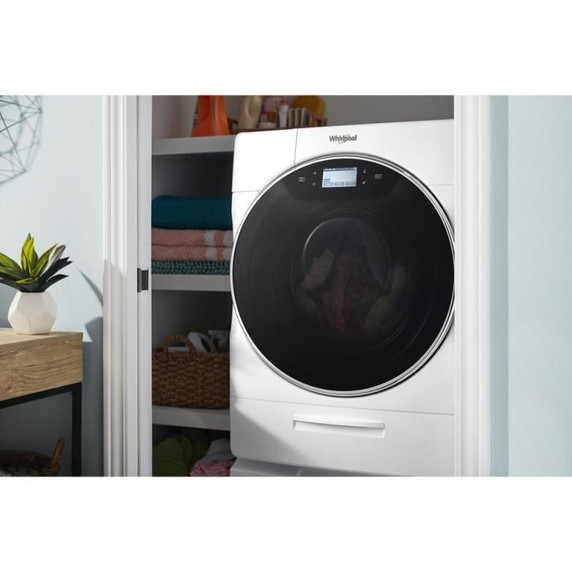 Whirlpool® Piédestal avec rangement pour laveuse et sécheuse à chargement frontal, 15.5 po (39,4 cm) WFP2715HW
