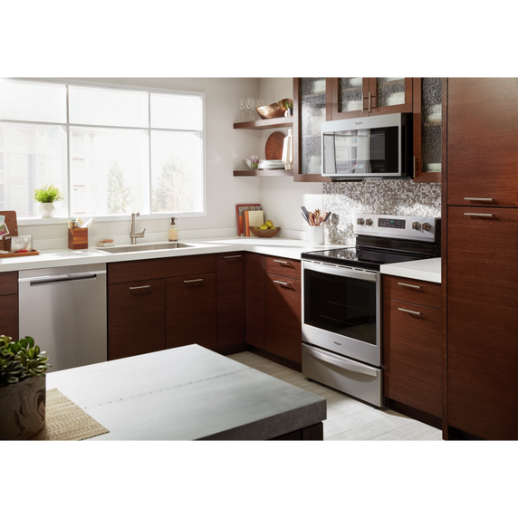 Whirlpool® Cuisinière coulissante électrique intelligente 6.4 pi cu, avec friture à air une fois connectée YWEE750H0HZ