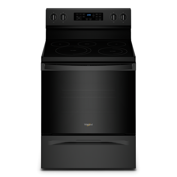 Cuisinière électrique 5 en 1 avec four à friture à l’air - 5.3 pi cu Whirlpool® YWFE550S0LB