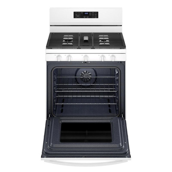 Whirlpool® Cuisinière au gaz 5 en 1 avec four à friture à l’air - 5 pi cu WFG550S0LW