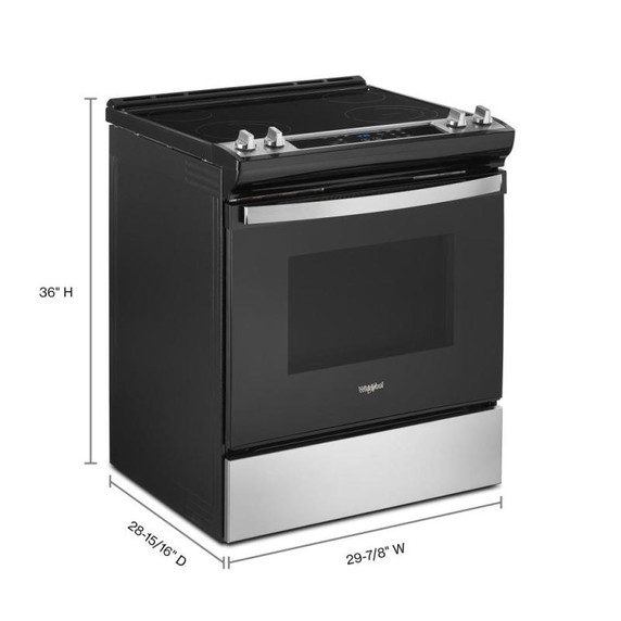 Whirlpool® Cuisinière électrique avec technologie Frozen BakeTM - 4.8 pi cu YWEE515S0LS