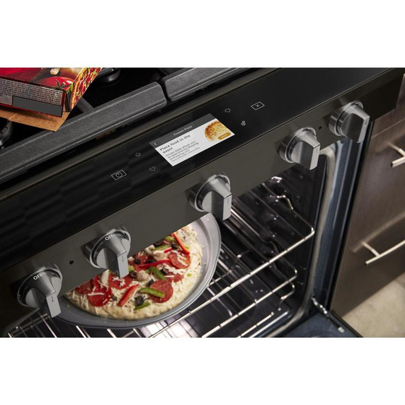 Whirlpool® Cuisinière au gaz intelligente à commandes frontales avec grilles en fonte à charnière EZ-2-LiftTM - 5.8 pi cu WEG750H0HV Whirlpool® Cuisinière au gaz intelligente à commandes frontales avec grilles en fonte à charnière EZ-2-LiftTM - 5.8 pi cu WEG750H0HV