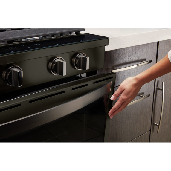 Whirlpool® Cuisinière coulissante électrique intelligente 6.4 pi cu, avec friture à air une fois connectée. WEG750H0HV