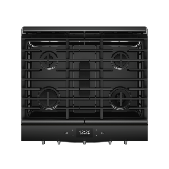 Whirlpool® Cuisinière coulissante électrique intelligente 6.4 pi cu, avec friture à air une fois connectée. WEG750H0HV