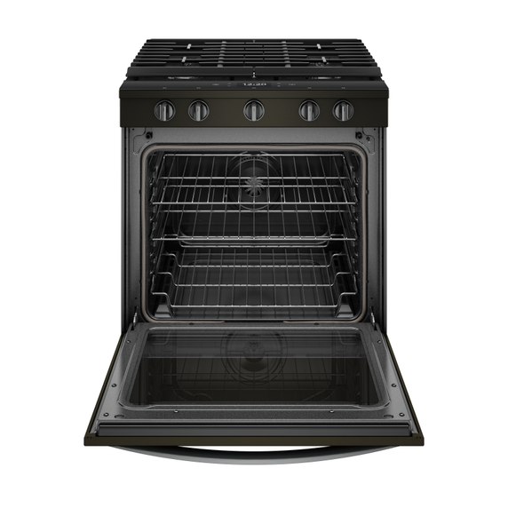 Whirlpool® Cuisinière coulissante électrique intelligente 6.4 pi cu, avec friture à air une fois connectée. WEG750H0HV