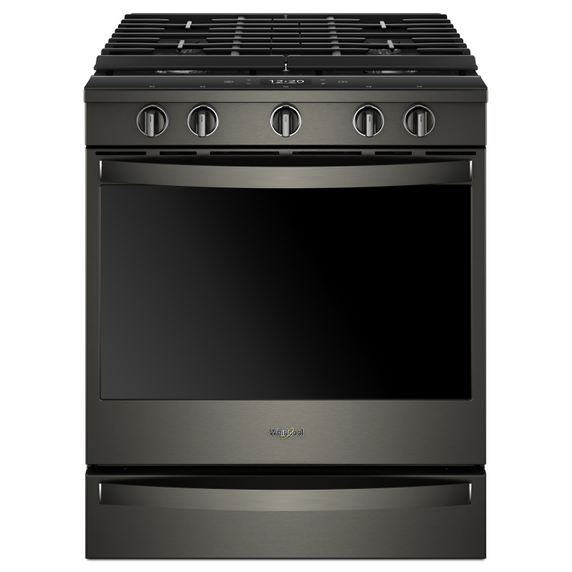 Whirlpool® Cuisinière coulissante électrique intelligente 6.4 pi cu, avec friture à air une fois connectée. WEG750H0HV