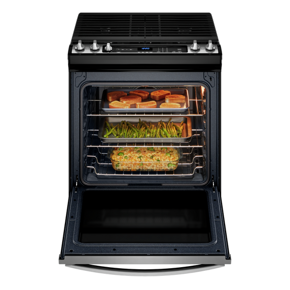 Cuisinière au gaz Whirlpool® 7 en 1 avec four à friture à l’air - 5.8 pi cu WEG745H0LZ