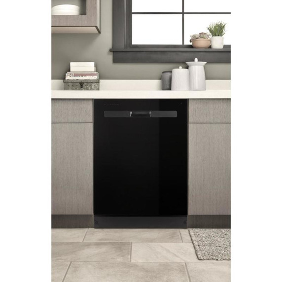 Whirlpool® Lave-vaisselle avec cycle d’amplification et lavage à triple filtration de 24 po - 55 dBA WDP540HAMB