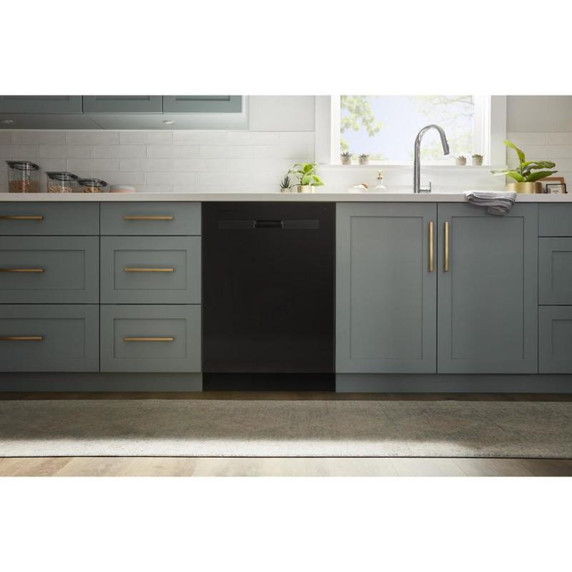 Whirlpool® Lave-vaisselle avec cycle d’amplification et lavage à triple filtration de 24 po - 55 dBA WDP540HAMB