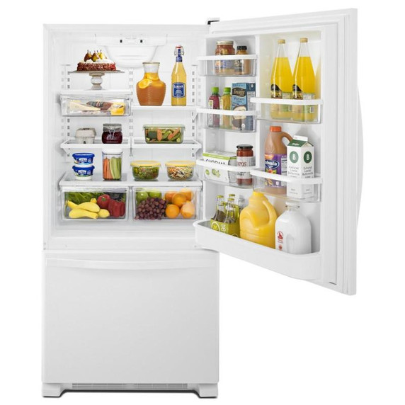 Whirlpool® Réfrigérateur à congélateur inférieur avec tiroir congélateur - 33 po - 22 pi cu WRB322DMBW