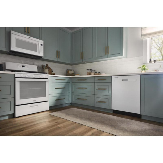 Whirlpool® Lave-vaisselle avec cycle d’amplification et lavage à triple filtration de 24 po - 55 dBA WDP540HAMW
