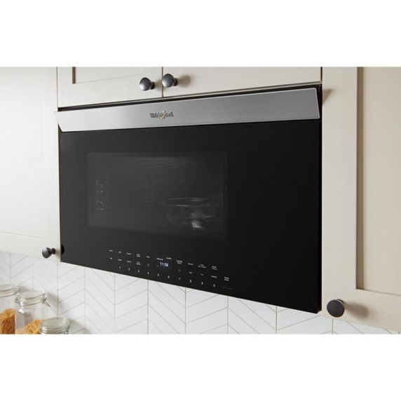 Whirlpool® Four à micro-ondes à hotte intégrée encastré au design affleurant avec friture à air YWMMF7330RZ