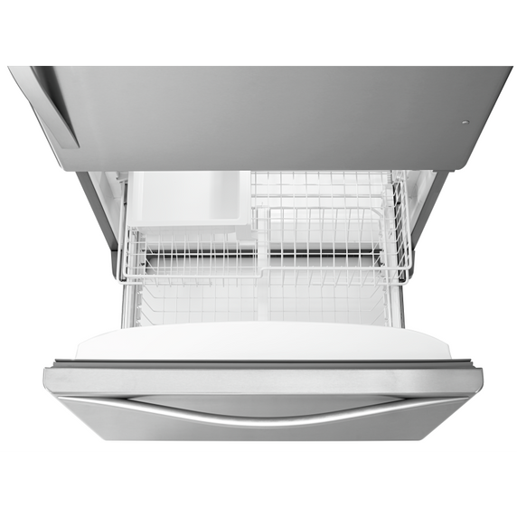 Réfrigérateur à congélateur inférieur avec tiroir congélateur - 33 po - 22 pi cu Whirlpool® WRB322DMBM