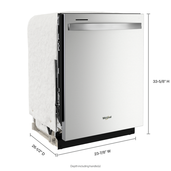 Lave-vaisselle à grande capacité avec 3e panier Whirlpool® WDT750SAKZ