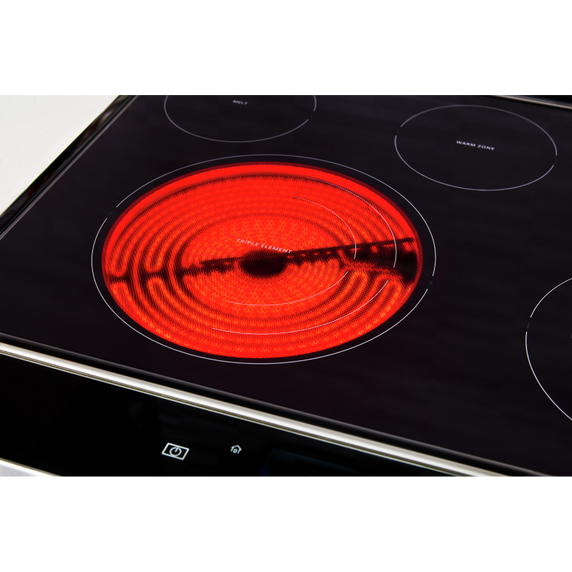 Whirlpool® Cuisinière coulissante électrique intelligente 6.4 pi cu, avec friture à air une fois connectée YWEE750H0HB