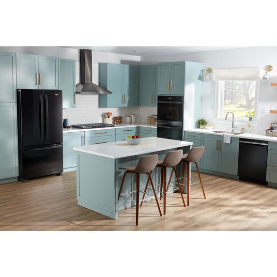 Whirlpool® Table de cuisson au gaz avec grilles en fonte à charnière EZ-2-Lift™, 36 po WCGK5036PB