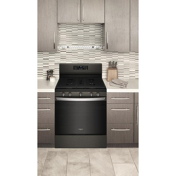 Whirlpool® Cuisinière au gaz 5 en 1 avec four à friture à l’air - 5 pi cu WFG550S0LV