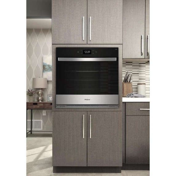 Whirlpool® Four mural simple intelligent avec friture à air de 5 pi cu WOES7030PZ